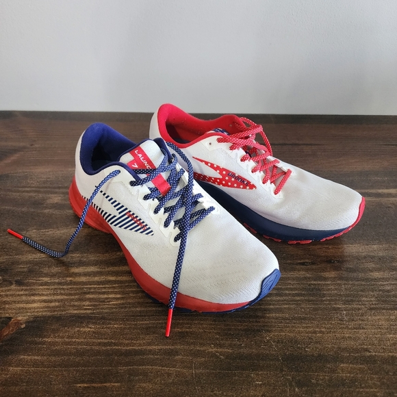 Brooks Launch 7 Stars & Stripes Size 9.5 Running Shoes - Picture 1 of 8